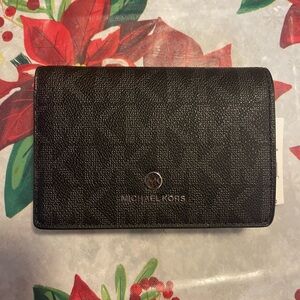 MICHAEL Michael Kors Black Leather Wallet